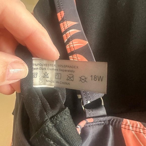 Floral Ruffle Tankini Top - Picture 5 of 5